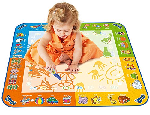 Aquadoodle Classic Large Water Doodle Mat, Official Tomy No Mess Colouring and Drawing Game, Suitable for Toddlers and Children from 18 Months+