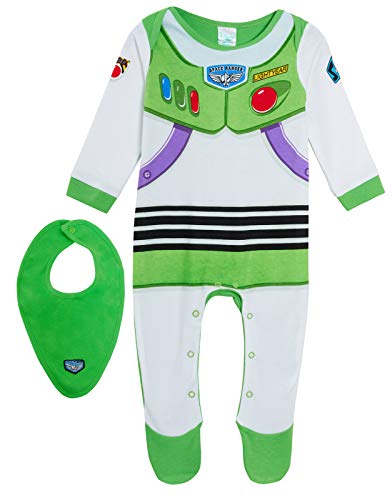 Disney Baby Boys Toy Story 4 Buzz Lightyear Babygrow + Bandanna 12-18 Months