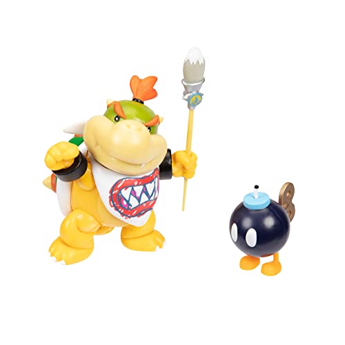 Nintendo Joojee Super Mario Figure Bowser Jr. w/Paint Brush (ex), 10 cm Exclusive, (13261)