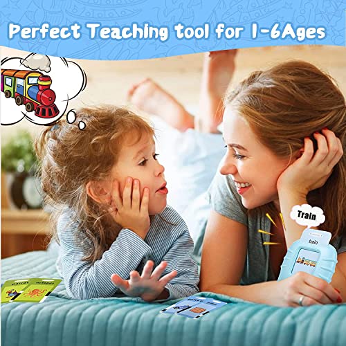 KEEPWISH® Talking Flash Cards Educational Toys with 224 Words for Toddlers 2 3 4 5 6 Years updated version Reading Toy for Kids Christmas Birthday Gift…