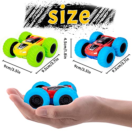 Toys for 2 3 4 5 Year Old Boy Gifts, Boys Kids Toys Age 2-5 Toy Cars Monster Truck Outdoor Toys for 2-7 Year Old Boy Toddler Toys Child Birthday Gifts Pull Back Matchbox Cars Gift for Family Games