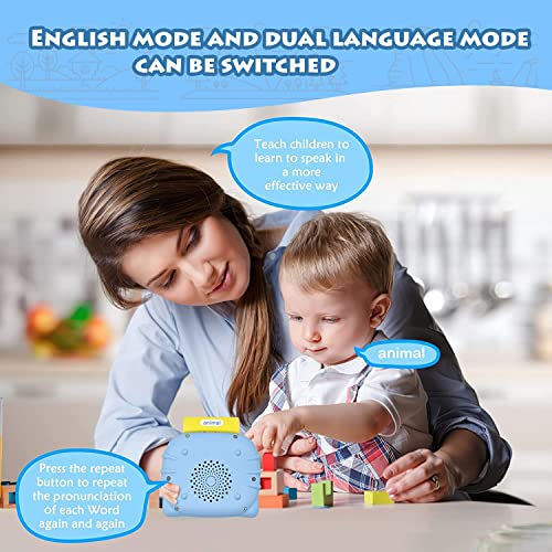 KEEPWISH® Talking Flash Cards Educational Toys with 224 Words for Toddlers 2 3 4 5 6 Years updated version Reading Toy for Kids Christmas Birthday Gift…