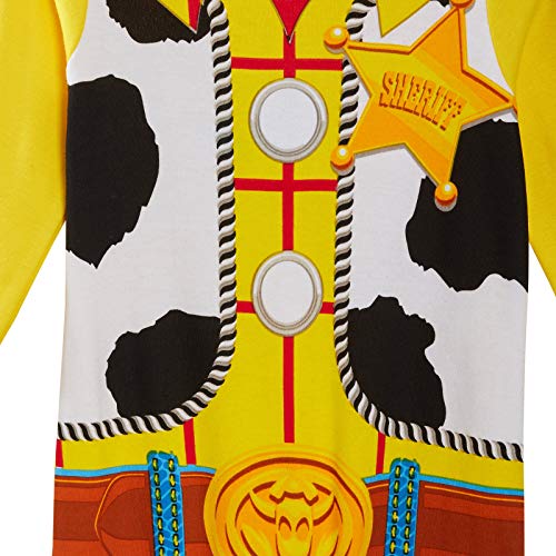 Disney Baby Boys Toy Story 4 Sheriff Woody Babygrow, Multi, 0 - 3 Months