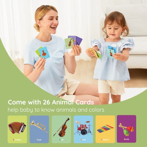 Joyjoz Kids Piano Mat with 25 Sounds, Music Mat for Toddlers, Dance Mat for Children Animal Musical Playmat for Baby Toddlers Boys Girls (100*36cm), 100x36cm, YQ2932