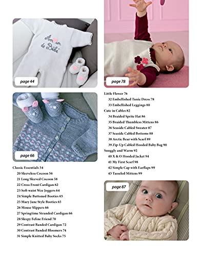 Big Book of Baby Knits: 80+ Garment and Accessory Patterns (Landauer) Adorable Knitting Projects for Clothing, Blankets, Toys, and Accessories for Babies, with Boy, Girl, and Gender-Neutral Designs