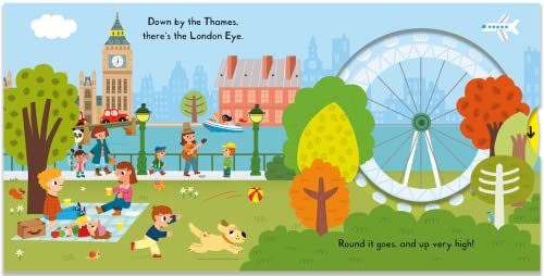 Busy London: A Push, Pull and Slide Book (Campbell London)