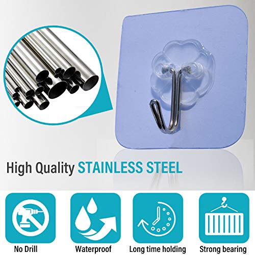 COSY ANGEL Baby Bath Toy Bag for Bath Toys Large Organiser Bathroom Storage Net with 4 Waterproof Self Adhesive Hooks (Pink)