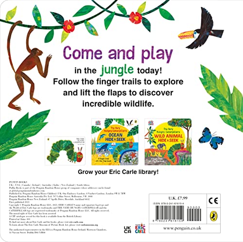 The Very Hungry Caterpillar's Jungle Hide and Seek: A Finger Trail Lift-the-Flap Book