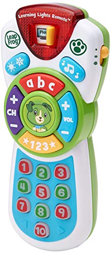 LeapFrog Scout's Learning Lights Remote, Musical Baby Toy with Lights, Sounds, Numbers & Letters, Interactive Educational Toy for Children 6 months+, 1, 2, 3, 4 Year Olds Boys & Girls