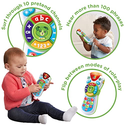 LeapFrog Scout's Learning Lights Remote, Musical Baby Toy with Lights, Sounds, Numbers & Letters, Interactive Educational Toy for Children 6 months+, 1, 2, 3, 4 Year Olds Boys & Girls