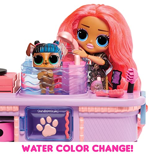 L.O.L. Surprise! O.M.G Rescue Vet Set - 45+ Surprises Including Colour Change Features, Two Pets, and Exclusive Fashion Doll Dr. Heart - House of Surprises Series - Great for Kids Ages 4+