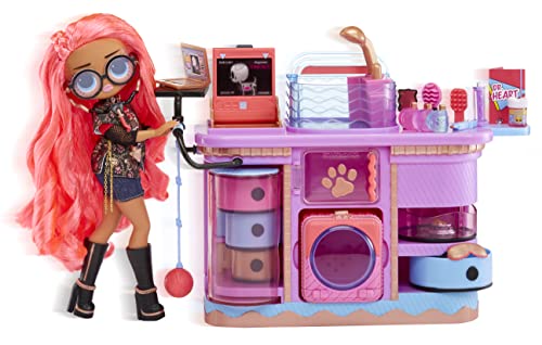 L.O.L. Surprise! O.M.G Rescue Vet Set - 45+ Surprises Including Colour Change Features, Two Pets, and Exclusive Fashion Doll Dr. Heart - House of Surprises Series - Great for Kids Ages 4+