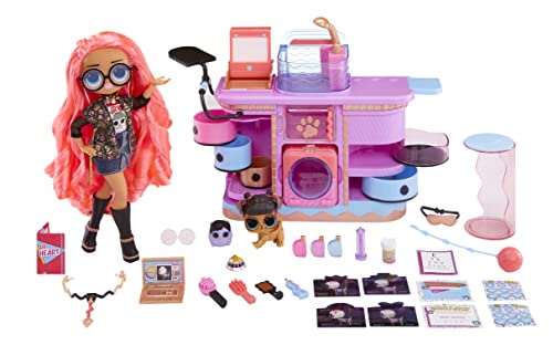 L.O.L. Surprise! O.M.G Rescue Vet Set - 45+ Surprises Including Colour Change Features, Two Pets, and Exclusive Fashion Doll Dr. Heart - House of Surprises Series - Great for Kids Ages 4+