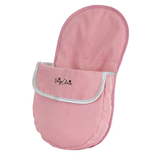 Play Like Mum Daisy Chain Pinnacle Double Dolls Pram Accessory Pack - In Classic Pink Fabric (Classic Pink)