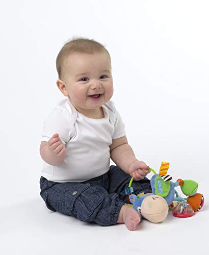 Playgro Activity Rattle Clip Clop, Learning Toy, From 3 Months, BPA Playgro Toy Box Horse Clip Clop, Blue/Multicoloured, 40016