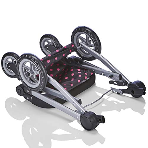Molly Dolly 2 in 1 Deluxe Dolls Pram - Pushchair Stroller For Girls
