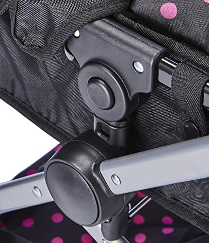 Molly Dolly 2 in 1 Deluxe Dolls Pram - Pushchair Stroller For Girls