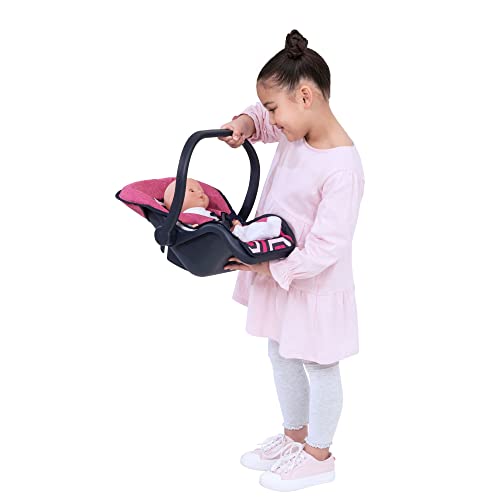 HTI Joie Junior Nursery Playset | 6 Piece Nursery Playset Doll Highchair, Swing, Car Seat, Stroller, Changing Mat & Cot Included | Prams, Pushchairs and Dolls Accessories For Kids Boys & Girls Age 3+