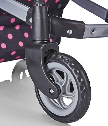 Molly Dolly 2 in 1 Deluxe Dolls Pram - Pushchair Stroller For Girls