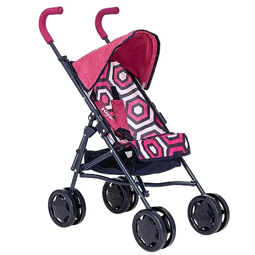 Joie Junior Nitro Stroller In Geometric Print | Geometric Print Childrens Pushchair | Lightweight Easy Umbrella Fold Kids' Travel System | Pushchair & Pram Toys For Kids Boys & Girls Ages 3+