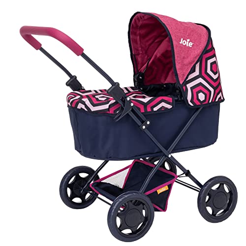 Joie Junior Sweetie Pram With Matching Changing Bag | Geometric Print Childrens Pushchair | Kids Travel System With Matching Changing Bag |Pushchair & Pram Toys For Kids Boys & Girls Ages 3+