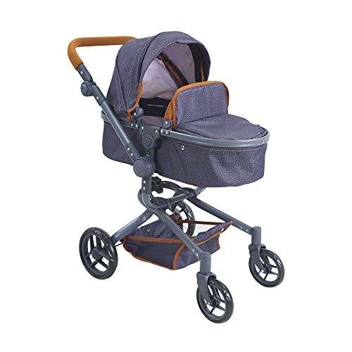 KNORRTOYS.COM Knorr toys 90930 Doll's Pram Boonk Dark Blue