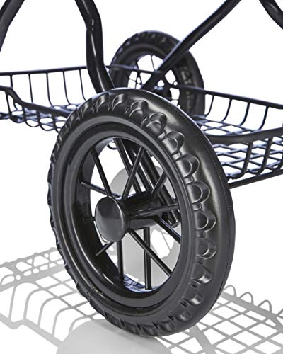 Molly Dolly Dolls Pram - Toy Pram With Adjustable Handle Height - Doll Pram For Girls Age 3-7 Years