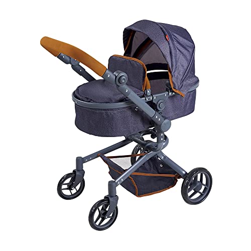 KNORRTOYS.COM Knorr toys 90930 Doll's Pram Boonk Dark Blue