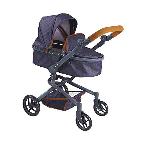 KNORRTOYS.COM Knorr toys 90930 Doll's Pram Boonk Dark Blue