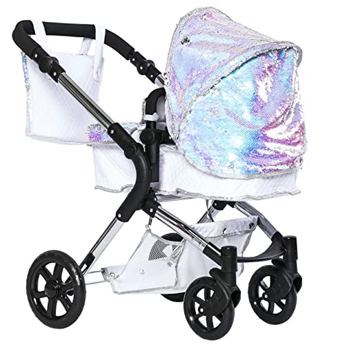 Roma Polly Amy Childs Single Dolls Pram - Mermaid 3-9 years