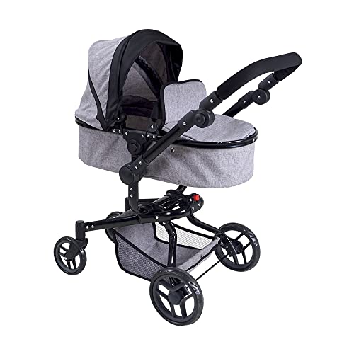 KNORRTOYS.COM Boonk 90987 Doll's Pram Stone 52 cm 59 x 42 x 80 cm