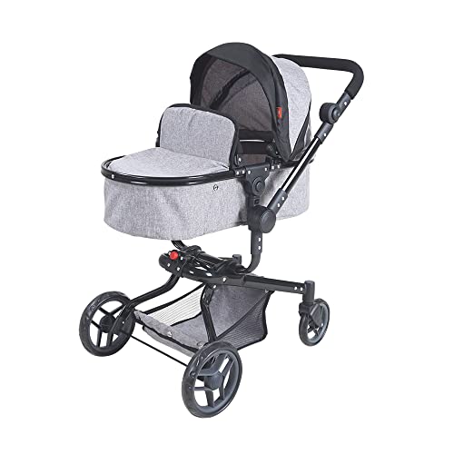 KNORRTOYS.COM Boonk 90987 Doll's Pram Stone 52 cm 59 x 42 x 80 cm