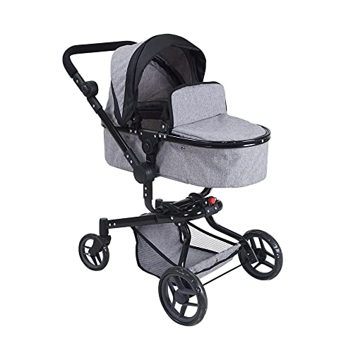 KNORRTOYS.COM Boonk 90987 Doll's Pram Stone 52 cm 59 x 42 x 80 cm