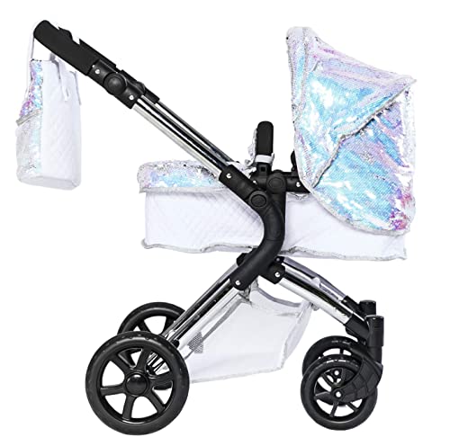 Roma Polly Amy Childs Single Dolls Pram - Mermaid 3-9 years