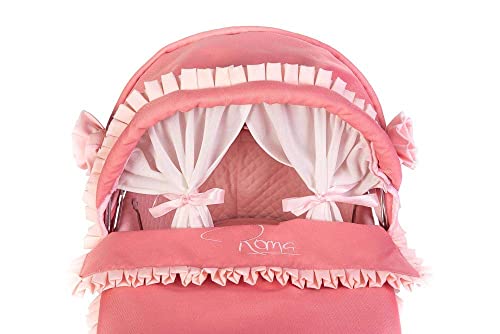Roma Annie Amy Childs Classic Dolls Pram - Pink 3-16 years