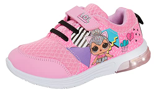 LOL Surprise Dolls Girls Light Up Trainers Pink EU 25 / UK 8