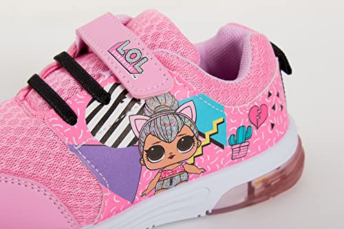 LOL Surprise Dolls Girls Light Up Trainers Pink EU 25 / UK 8