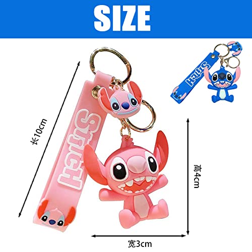 BSNRDX Keychain 2 pcs Action Figure Keyring Bags Men and Women Pendants Cartoon Dolls Doll Jewelry,Keychain Bag Pencil Case Charm Pendent,Gift Toy Cute Bag Pendant Gift for Kids