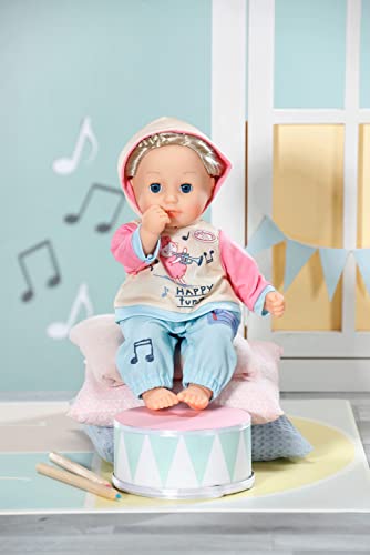 Baby Annabell 706565 Jogging Suit Cosy Two-Piece Outfit to Fit Little 36cm Dolls-Suitable for Children Aged 1+ Years-Includes Hoody, Trousers and Clothes hanger-706565