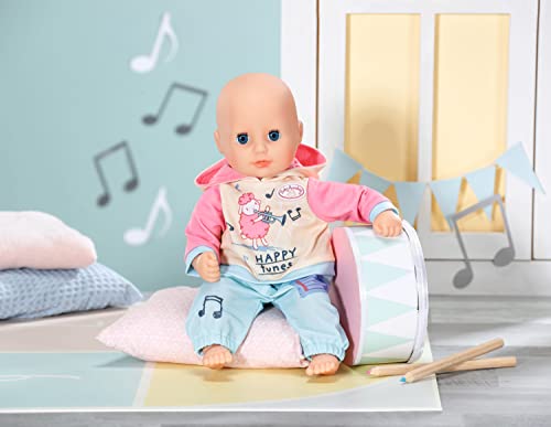 Baby Annabell 706565 Jogging Suit Cosy Two-Piece Outfit to Fit Little 36cm Dolls-Suitable for Children Aged 1+ Years-Includes Hoody, Trousers and Clothes hanger-706565