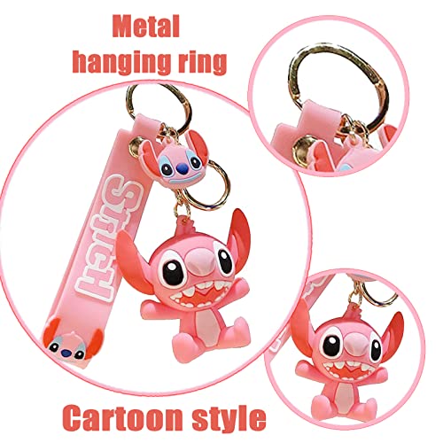 BSNRDX Keychain 2 pcs Action Figure Keyring Bags Men and Women Pendants Cartoon Dolls Doll Jewelry,Keychain Bag Pencil Case Charm Pendent,Gift Toy Cute Bag Pendant Gift for Kids