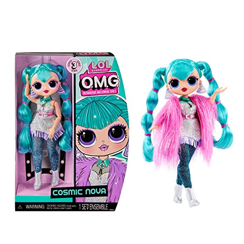 LOL Surprise OMG Fashion Doll - COSMIC NOVA - Includes Fashion Doll, Multiple Surprises, and Fabulous Accessories - Great Gift for Kids Ages 4+