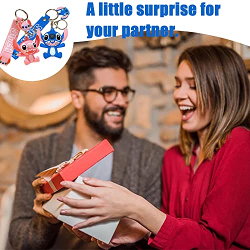 BSNRDX Keychain 2 pcs Action Figure Keyring Bags Men and Women Pendants Cartoon Dolls Doll Jewelry,Keychain Bag Pencil Case Charm Pendent,Gift Toy Cute Bag Pendant Gift for Kids