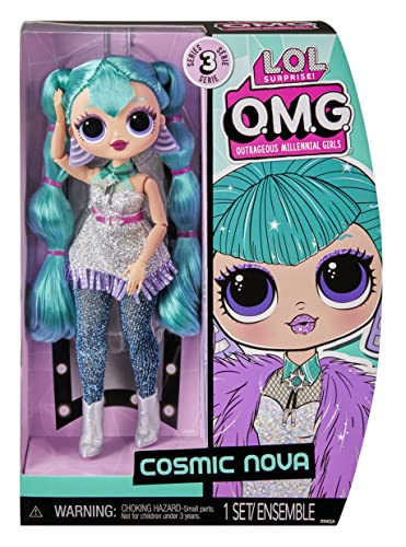 LOL Surprise OMG Fashion Doll - COSMIC NOVA - Includes Fashion Doll, Multiple Surprises, and Fabulous Accessories - Great Gift for Kids Ages 4+