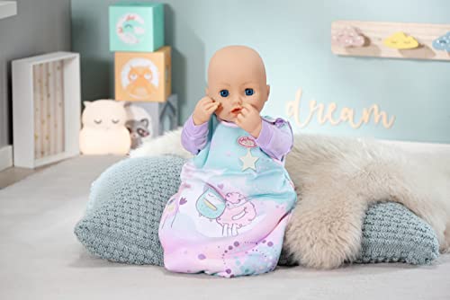 Baby Annabell Sweet Dreams Sleeping Bag - To Fit Dolls up to 43cm - Glow in the Dark Effect - Suitable for children aged 3+ years - 707135