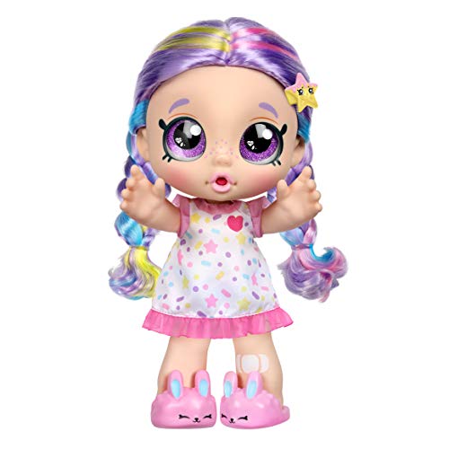 Kindi Kids Toddler Doll - Shiver and Shake Rainbow Kate - Interactive Talking Toy with Shopkins Accessories, 5.55 x 3.98 x 9.96 inches