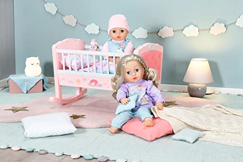 Baby Annabell Sweet Dreams Sleeping Bag - To Fit Dolls up to 43cm - Glow in the Dark Effect - Suitable for children aged 3+ years - 707135