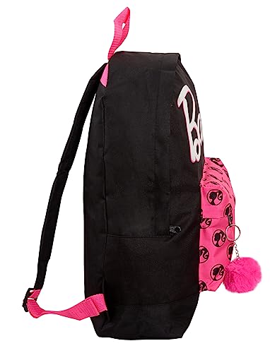 Barbie Backpack for Adults Teen Girls Kids School College Rucksack Black Travel Bag