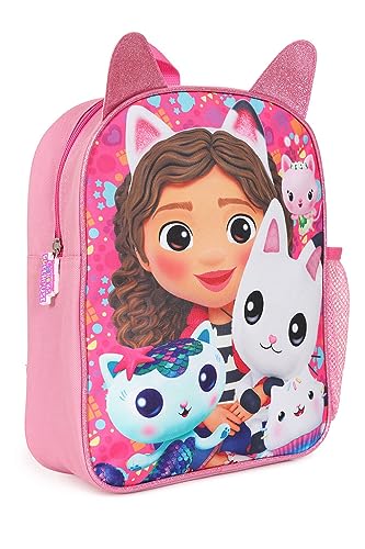 Gabby's Dollhouse Backpack, Kids Backpack, Schoolbag, Rucksack Pink