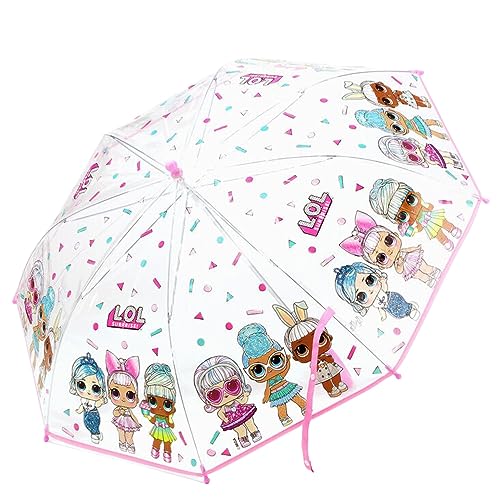 Claire's L.o.l. Surprise! Pink Umbrella Children's Clear Dome Umbrella